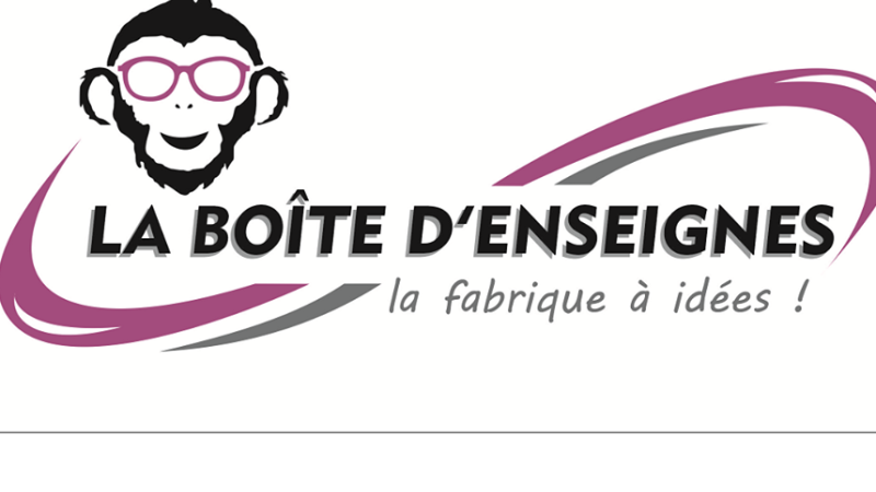 La boîte d'enseignes