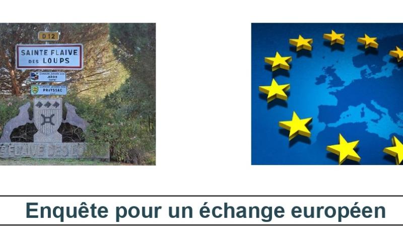 Enquête pour un échange européen