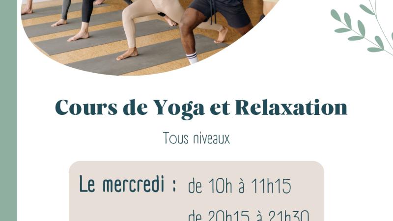 Cours de yoga et relaxation