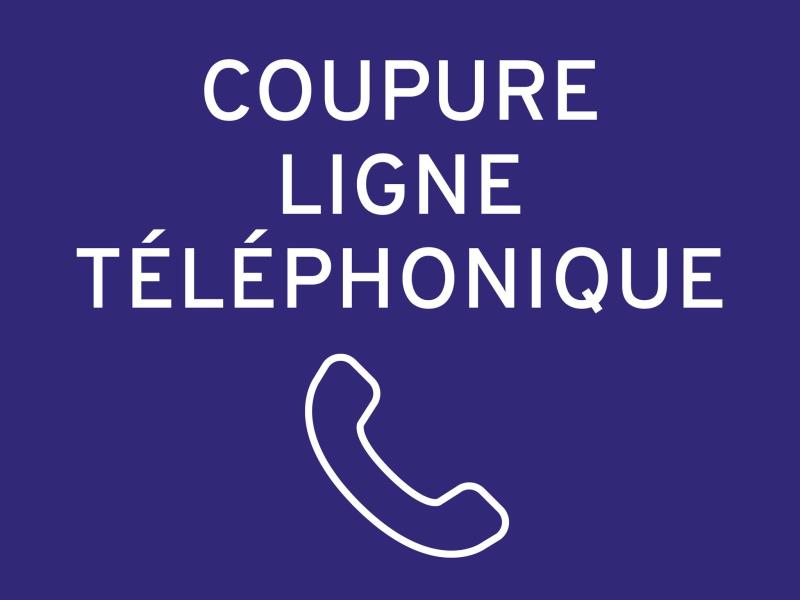 Coupure ligne téléphonique Vendredi 6 février