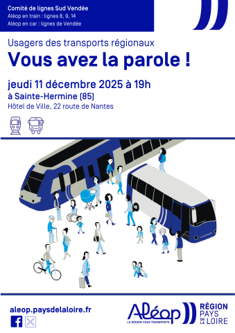 Réunion du Comité de lignes Sud Vendée