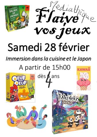 Après-midi jeux de société